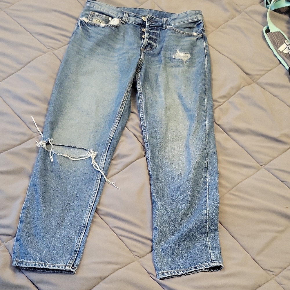 H&M Boyfriend Low Waist Denim